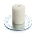 Podstawka szklana 6szt. lusterko fi-15cm