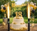Fontanna party ,,18'' Urodziny 12 cm czarne KZ-FTZ1/8