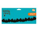 Girlanda papierowa Nietoperze, czarna, 10.5 x 25 x 300 cm PF-GNIE