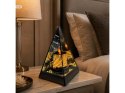 Lampion lustrzany 3D LED piramida 6012