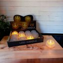 Świeczka led wkład do znicza dekoracja świeca do stroika tealight DYNIA PID0503