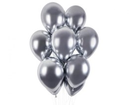 Balony shiny 13 cali - srebrne / 50 szt. GB120/89