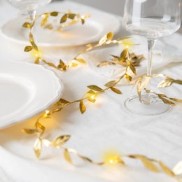 Girlanda led listki złote 300cm 169803