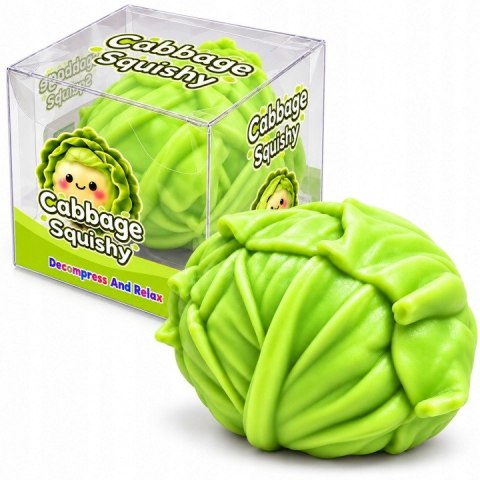 Gniotek squishy strzelający główka kapusty